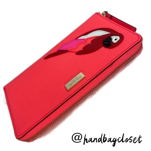 Kate Spade Parrot Talk The Talk Wallet - Picture 3 of 8